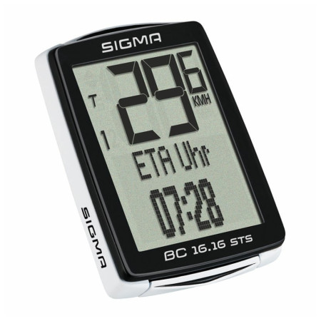 Ciclocomputador Sigma BC 16.16 STS/CAD bezdrátový negro