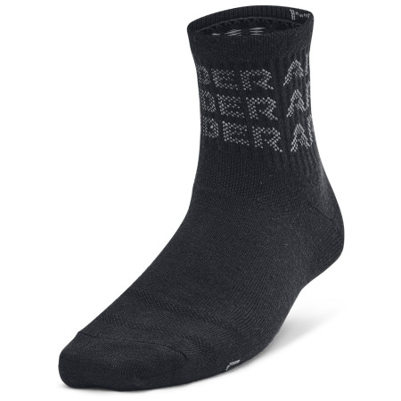 Calcetines para niños Under Armour Yth UA Essential 6Pk Qtr Black