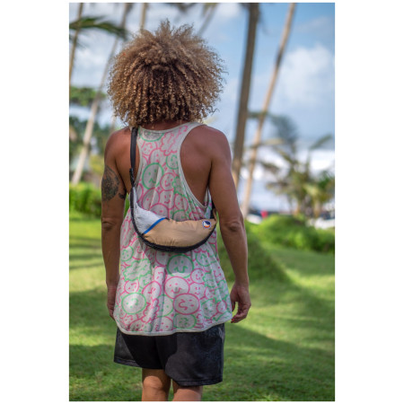 Riñonera Ticket to the moon Upcycled Sling Bag Unique Edition