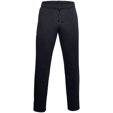 Pantalones de hombre Under Armour Rival Fleece Pants negro Black / / Onyx White