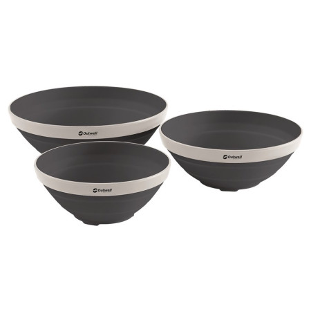 Juego de boles Outwell Collaps Bowl Set azul oscuro NavyNight
