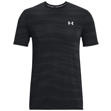 Camiseta de hombre Under Armour Seamless Novelty SS negro Black / / Mod Gray