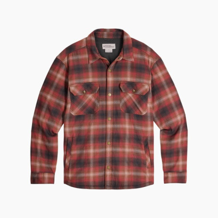 Camisa de hombre Royal Robins M Vista Flannel Shacket rojo Spice Grizzly Pld