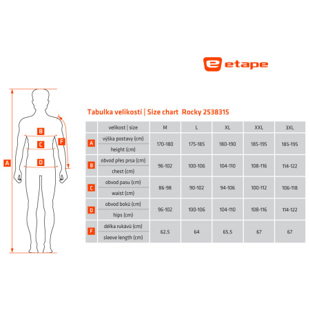 Camiseta de ciclismo para hombre Etape Rocky