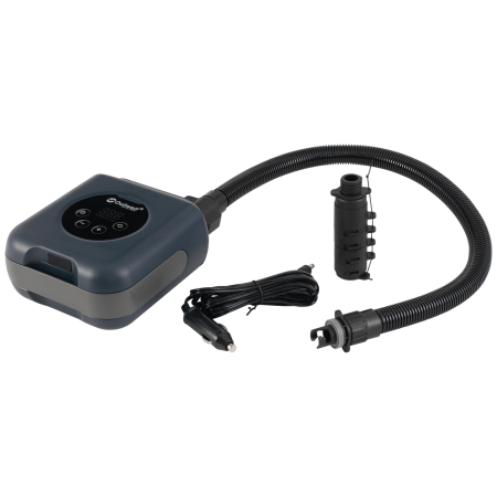 Hinchador eléctrico Outwell Tempest Rechargeable High Pressure Pump negro Blue Shadow