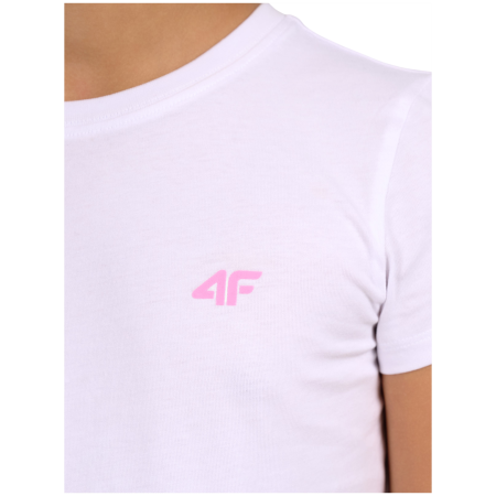 Camiseta para niños 4F Tshirt F3615 White