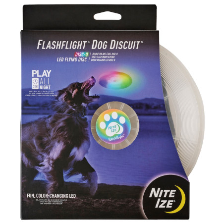 Juguete para perro Nite Ize Flashflight® Dog Discuit™ LED Flying Disc