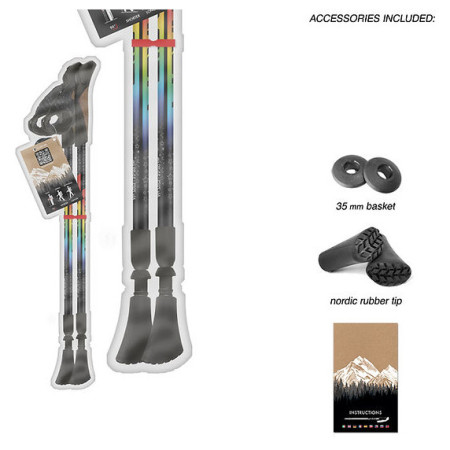 Bastones de caminata nórdica para niños Fizan NW Speed Junior