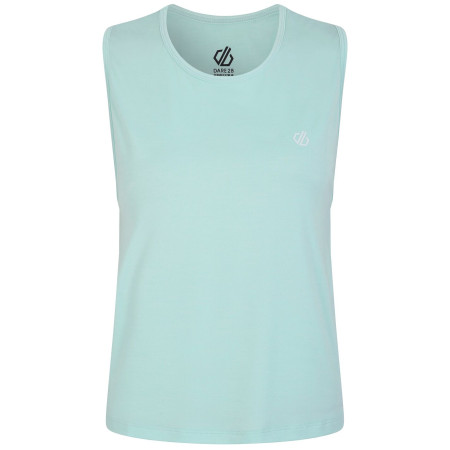 Camiseta sin mangas para mujer Dare 2b Meditate Crop Top verde claro Mint Green