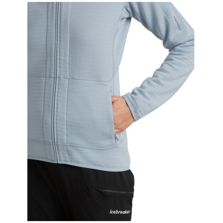 Sudadera de mujer Icebreaker W Mer 400 RealFleece Descender LS Z