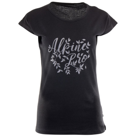Camiseta de mujer Alpine Pro Chama negro
