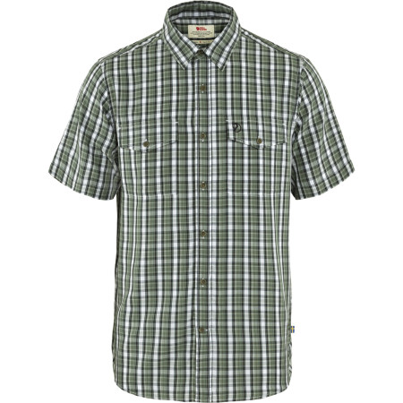Camisa de hombre Fjällräven Abisko Cool Shirt SS M verde Patina Green-Dark Navy