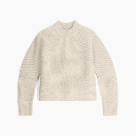 Jersey de mujer Royal Robins W Rockcraft Mock Neck beige Soapstone HTR