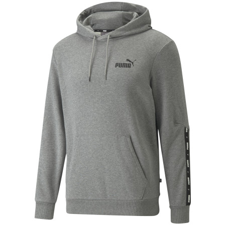Sudadera de hombre Puma ESS+ Tape Hoodie TR gris gray