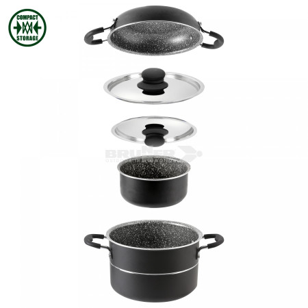 Vajilla Brunner Pirate 6+1 18 cm