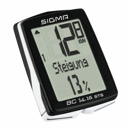 Ciclocomputador Sigma BC 14.16 STS/CAD bezdrátový negro