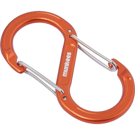 Llavero Munkees karabina ve tvaru písmene S mix1