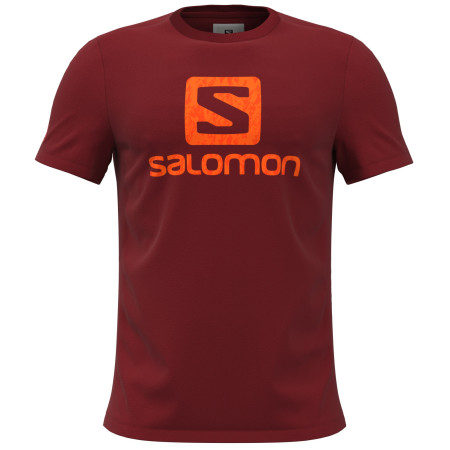Camiseta de hombre Salomon Outlife Logo rojo RedDahlia