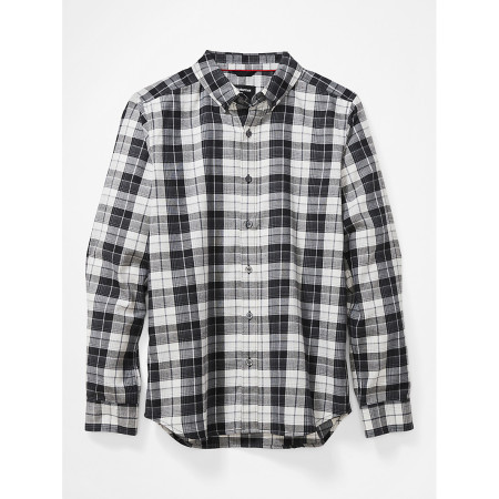 Camisa de hombre Marmot Harkins Lt Wt Flannel LS negro Black