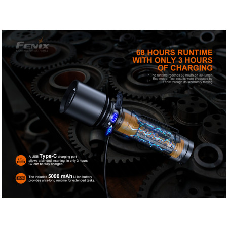 Linterna recargable Fenix C7