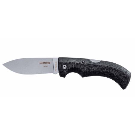 Navaja Gerber Gator Drop Point, 154CM,hladky negro Black