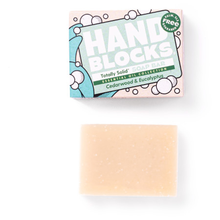 Jabón de viaje Totally Solid Hand Soap - Cedarwood & Eucalyptus rosa