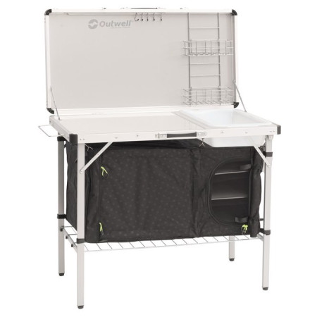 Cocina Outwell Drayton Kitchen Table negro/blanco