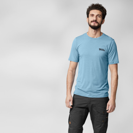 Camiseta de hombre Fjällräven Abisko Wool Logo SS M