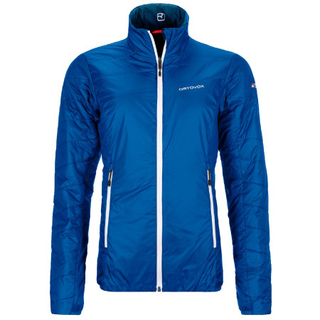 Chaqueta de mujer Ortovox W's Piz Bial Jacket azul Skyblue