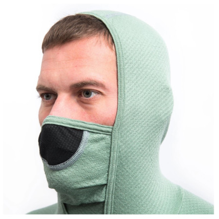 Camiseta funcional de hombre Sensor Merino DF manga larga con capucha