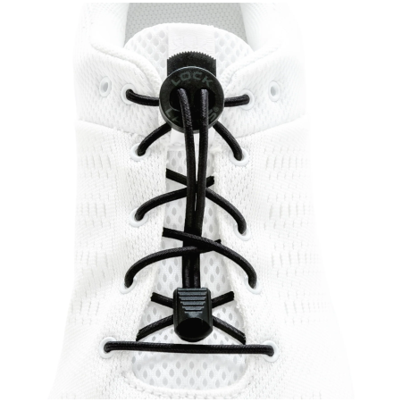 Cordones Lock Laces Solid negro Black Solid