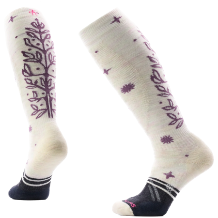 Calcetines Smartwool Women's Ski Full Cushion Ice Blossom OTC beige