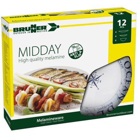 Vajilla Brunner Midday Blue Ocean