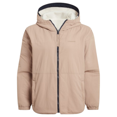 Chaqueta de mujer Craghoppers Longlands Rev Jacket blanco/rosa Ecr/WrmBeige