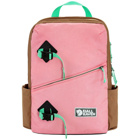 Mochila de senderismo Fjällräven Vardag Backpack 17 rosa Poppy Pink-Khaki Dust