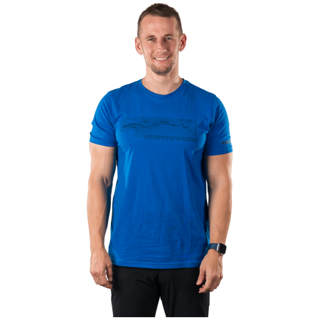 Camiseta de hombre Northfinder Amad azul modrá