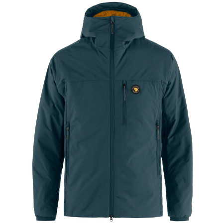 Chaqueta de invierno para hombre Fjällräven Bergtagen 60 Insulation Jkt M azul Mountain Blue-Mustard Yellow