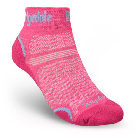Calcetines de mujer Bridgedale Hike Ultralight Performance Ankle rosa Pink