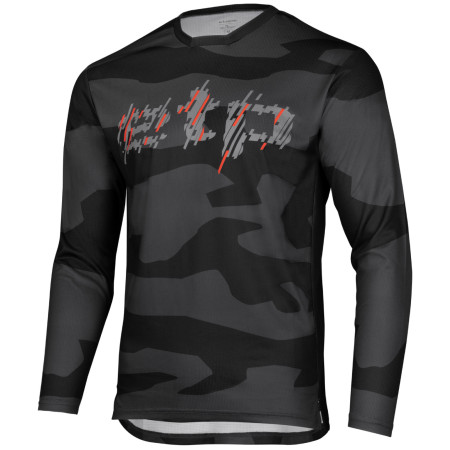 Camiseta de ciclismo para hombre Etape Rocky negro/rojo černá/červená
