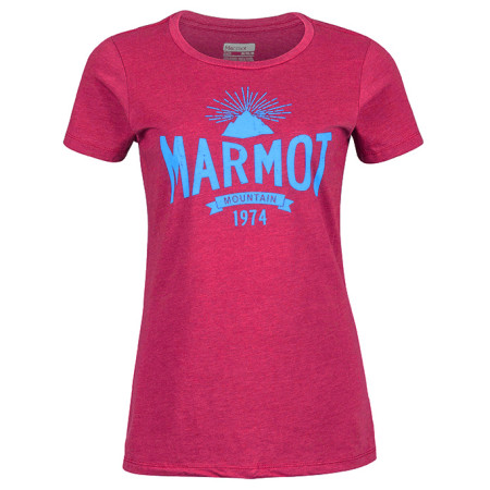 Camiseta de mujer Marmot Carly Tee SS violeta RedDahlia