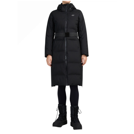 Abrigo de invierno para mujer 4F Down Jacket F0930 negro Deep Black