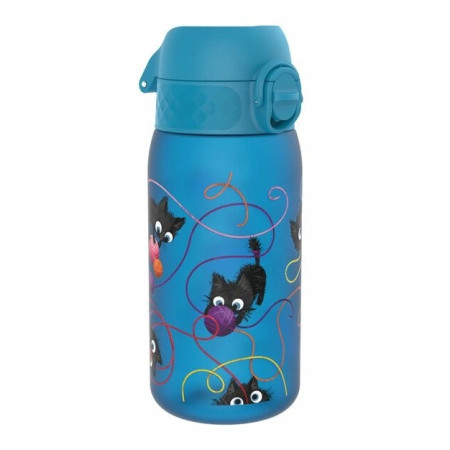 Botella para niños Ion8 Leak Proof Blue Cats 350ml