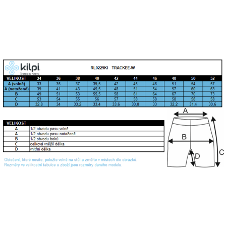Pantalones cortos de ciclismo para mujer Kilpi Trackee-W
