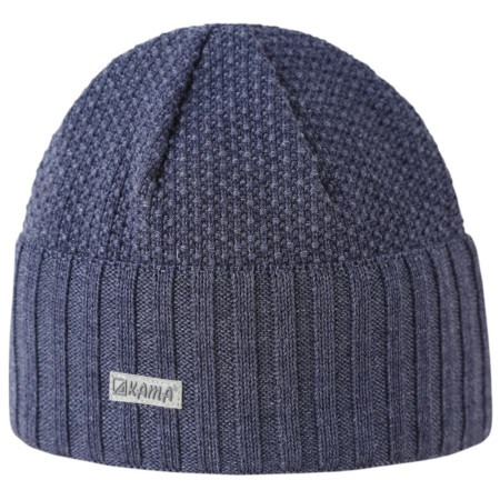 Gorro de lana merino Kama A 199 azul oscuro navy