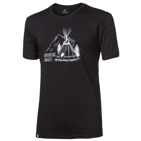 Camiseta de hombre Progress OS PIONEER "TEEPEE"24FN negro Black