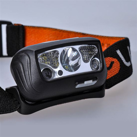 Linterna frontal Solight Linterna LED recargable 150 + 100lm