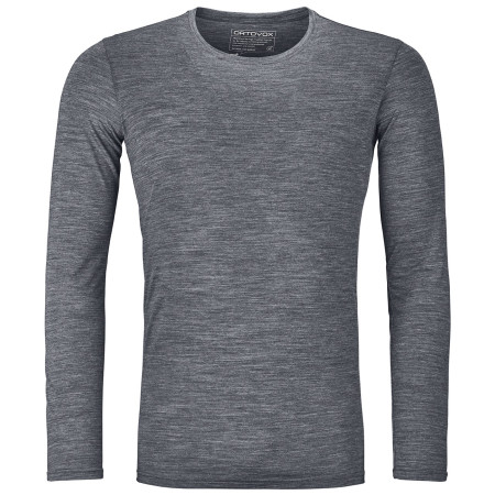 Camiseta funcional de hombre Ortovox 150 Cool Clean Ls M negro black steel blend