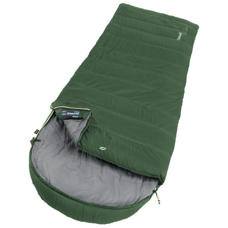 Saco de dormir tipo manta Outwell Canella Supreme verde Forest Green