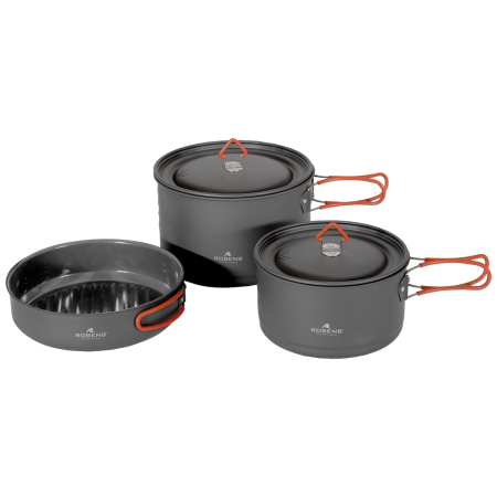 Juego de ollas Robens Basecamp Pro Ceramic Cook Set XL negro Black