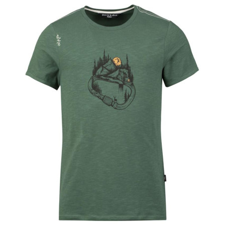 Camiseta de hombre Chillaz Carabiner Forest verde green
